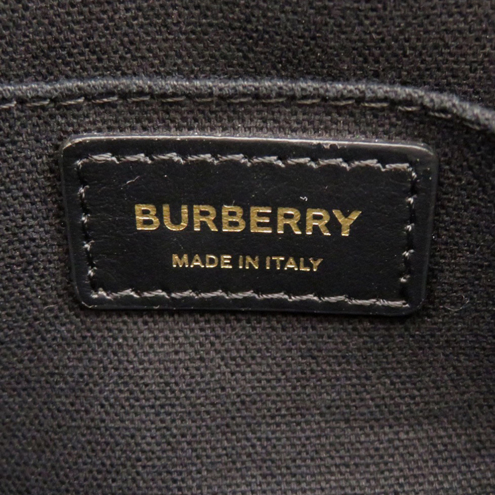 Pre-Loved Burberry Embossed Calfskin TB Monogram Camera Chain Crossbody - Picture 7 of 12